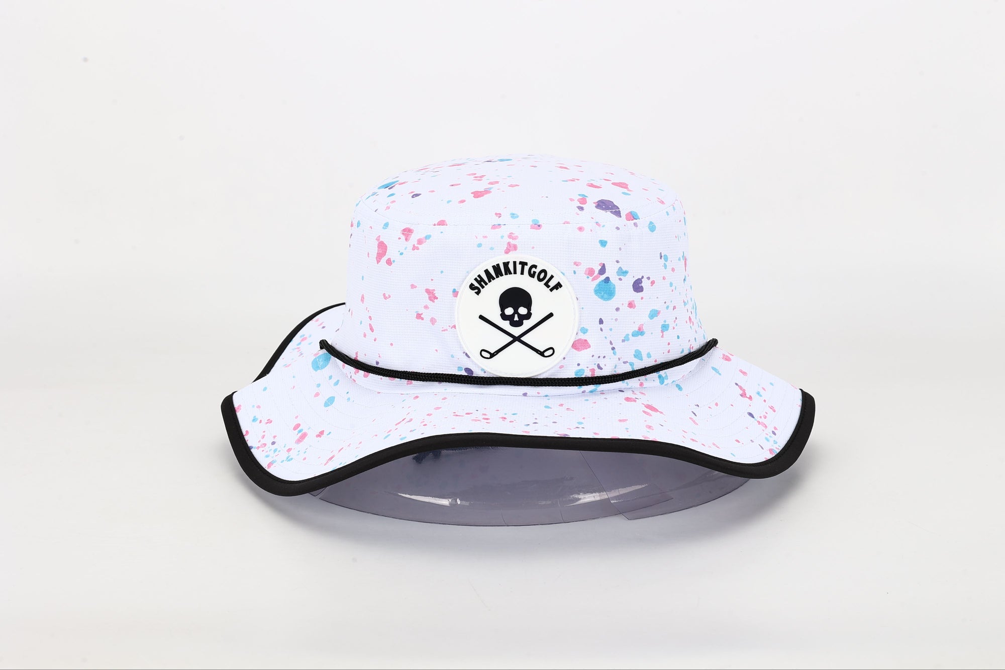 White Paint Bucket Hat