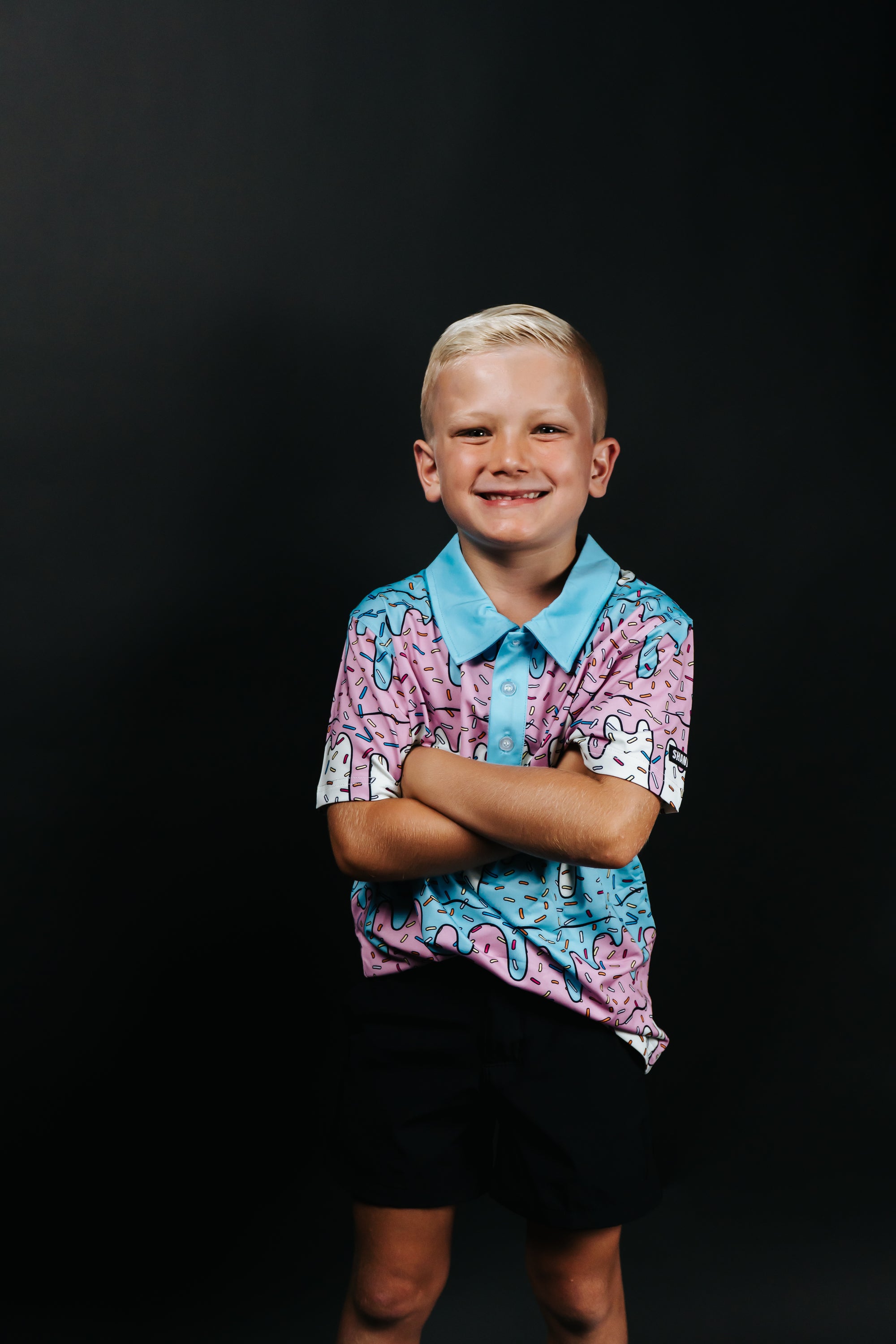 Youth Ice Cream Drip Polo