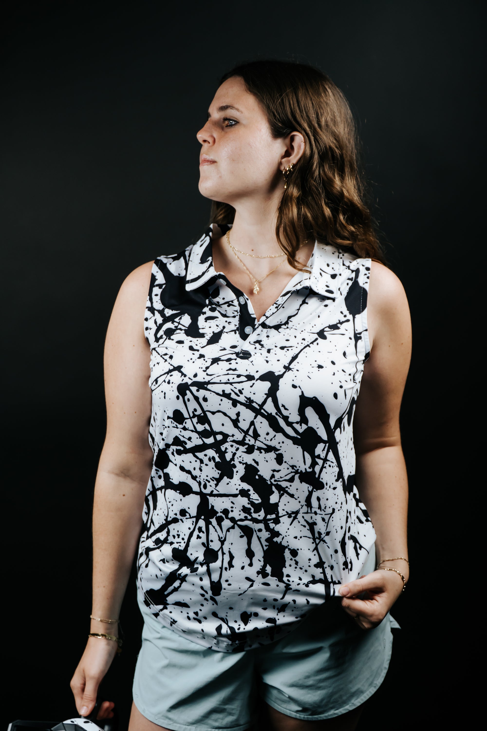 Women's Coldest x Shankitgolf Dark Matter Polo